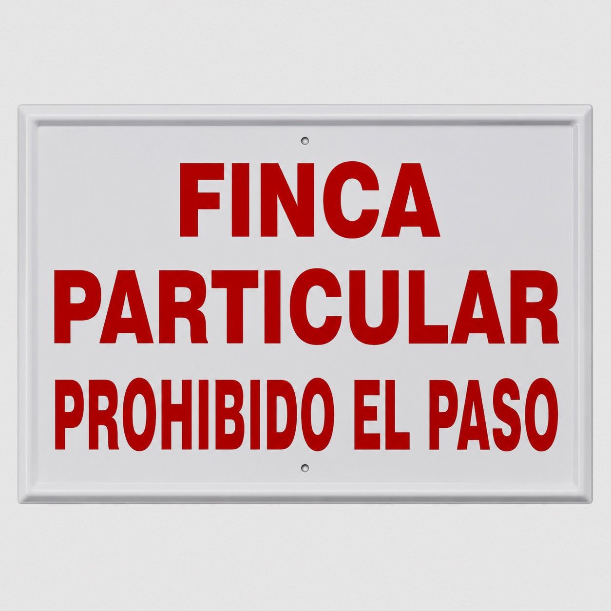 Schild Privatbesitz Durchgang Verboten Spanien 50x33 cm