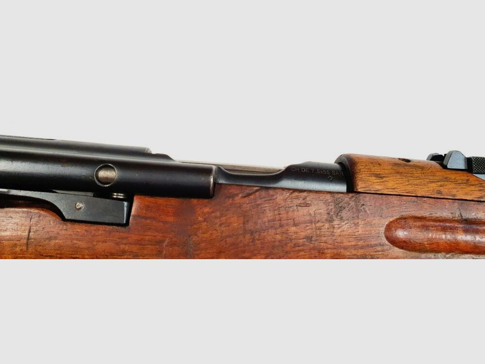 Fabryka broni Bern karabina powtarzalna Fabryka broni Bern Szwajcarski K11 Kaliber 7,5x55 Szwajcarski kompletny z dopasowanymi numerami + bagnet