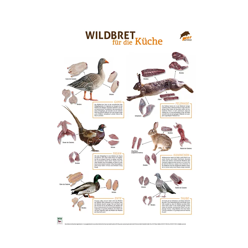 Wildbret-Poster Niederwild