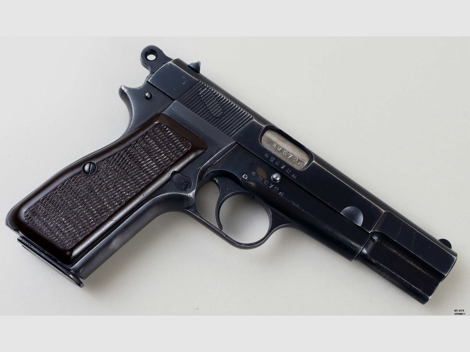 Pistole Fabrique Nationale FN mod. P640(b) / HP35 Kal. 9×21 Matr. 49672A, Bild 4 von 14