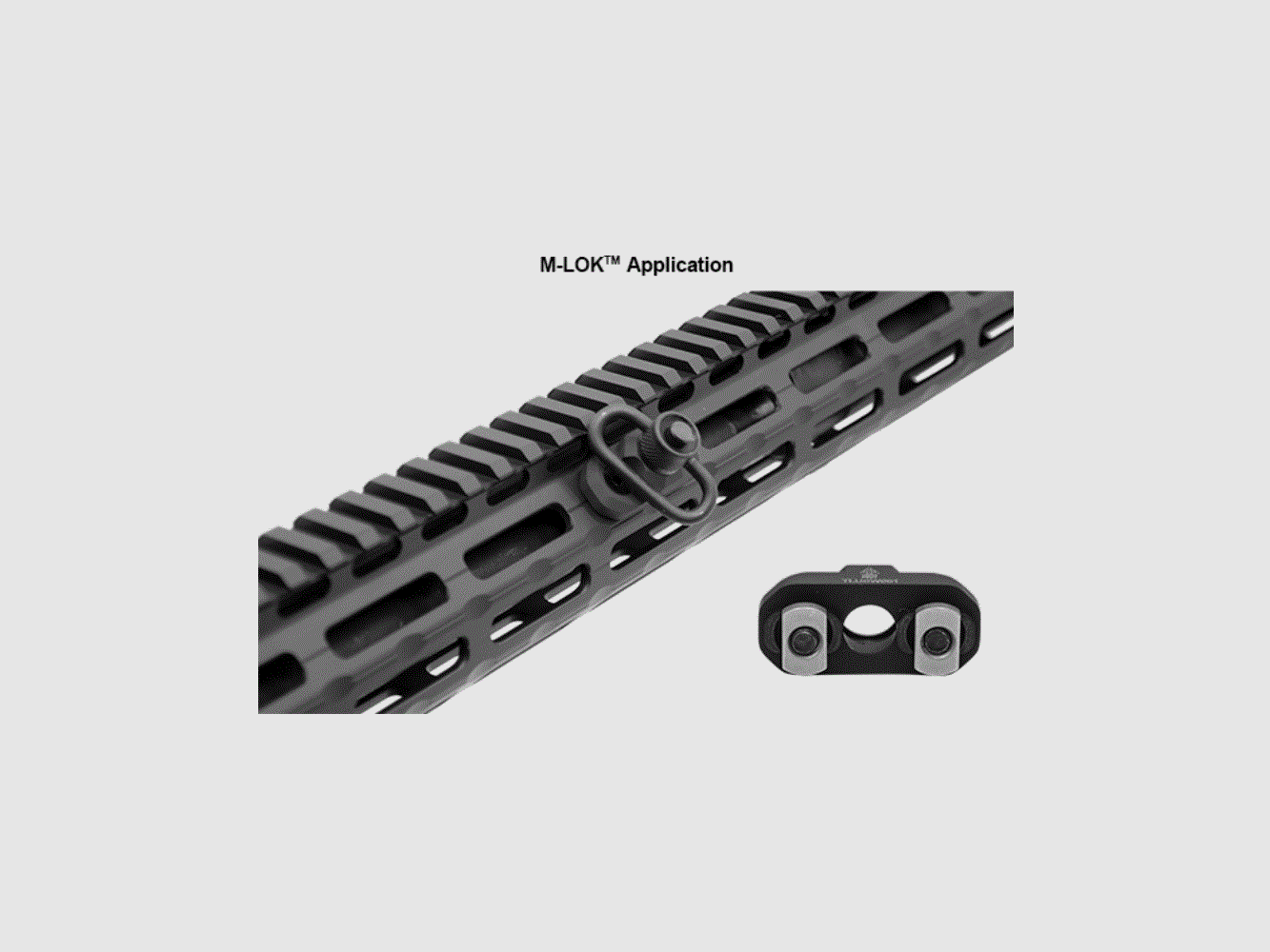 UTG PRO® M-LOK® Standard QD Sling Swivel Adaptor,, Bild 3 von 3