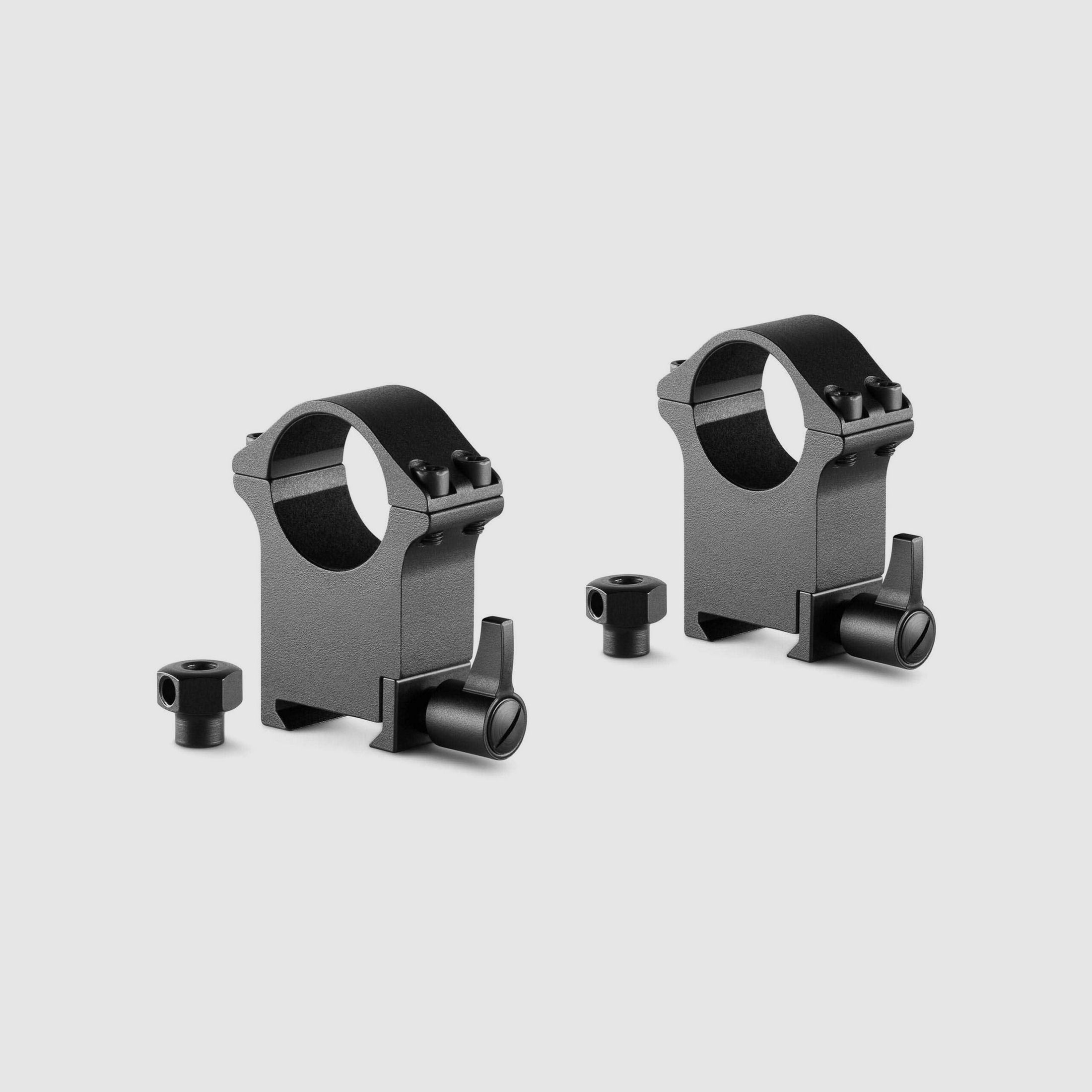 Hawke Profi Fixed and Quick Release Mount Steel Weaver 1" Two-Piece Extra High, image 1 of 2