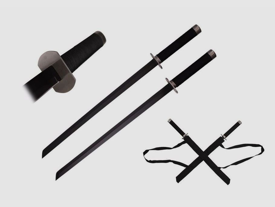 Ninja Schwert Set mit Rückenscheide