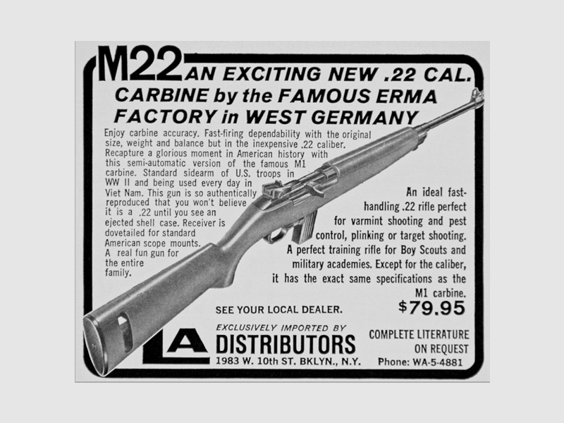 Erma M1 Kaliber .22 l.r. 22 LFB Ideal für Sportschützen und Sammler
