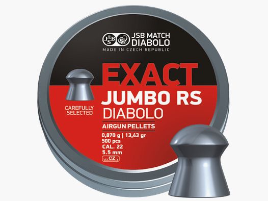 JSB Exact Jumbo RS, Kal. 5,5mm,