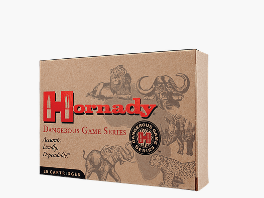 .458 Win. Mag. Hornady Dangerous Game Superformance DGS 500grs.