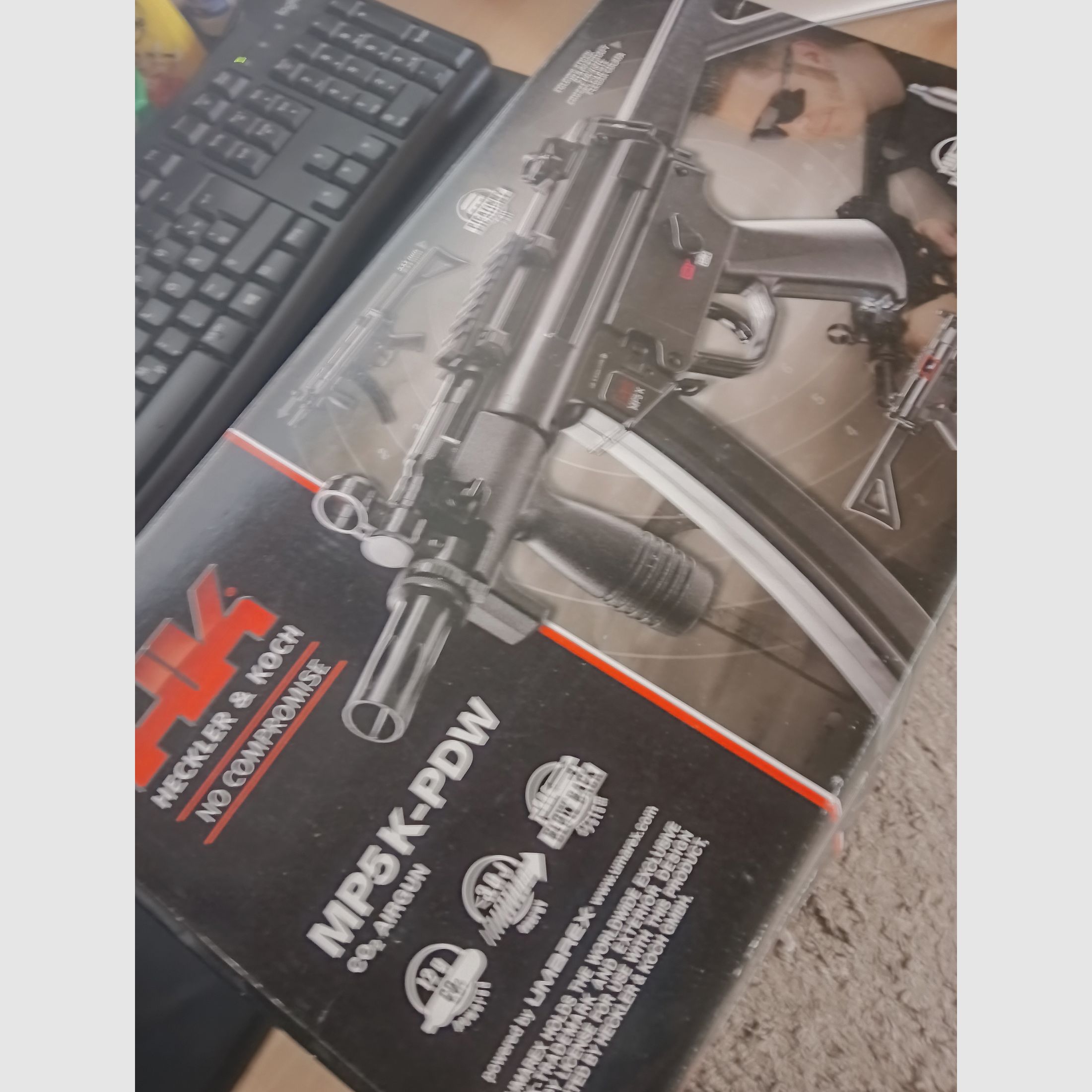Heckler & Koch MP5K-PDW CO2 4,5mm BB  blowback neuwertig TOP