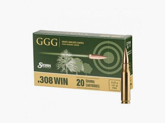 GGG .308 FMJ 147 gr. - 20 Stk.