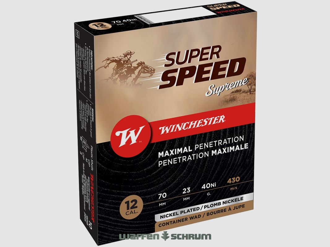Winchester Super Speed Extreme Speed Ni 12/70 3,1mm - 40g