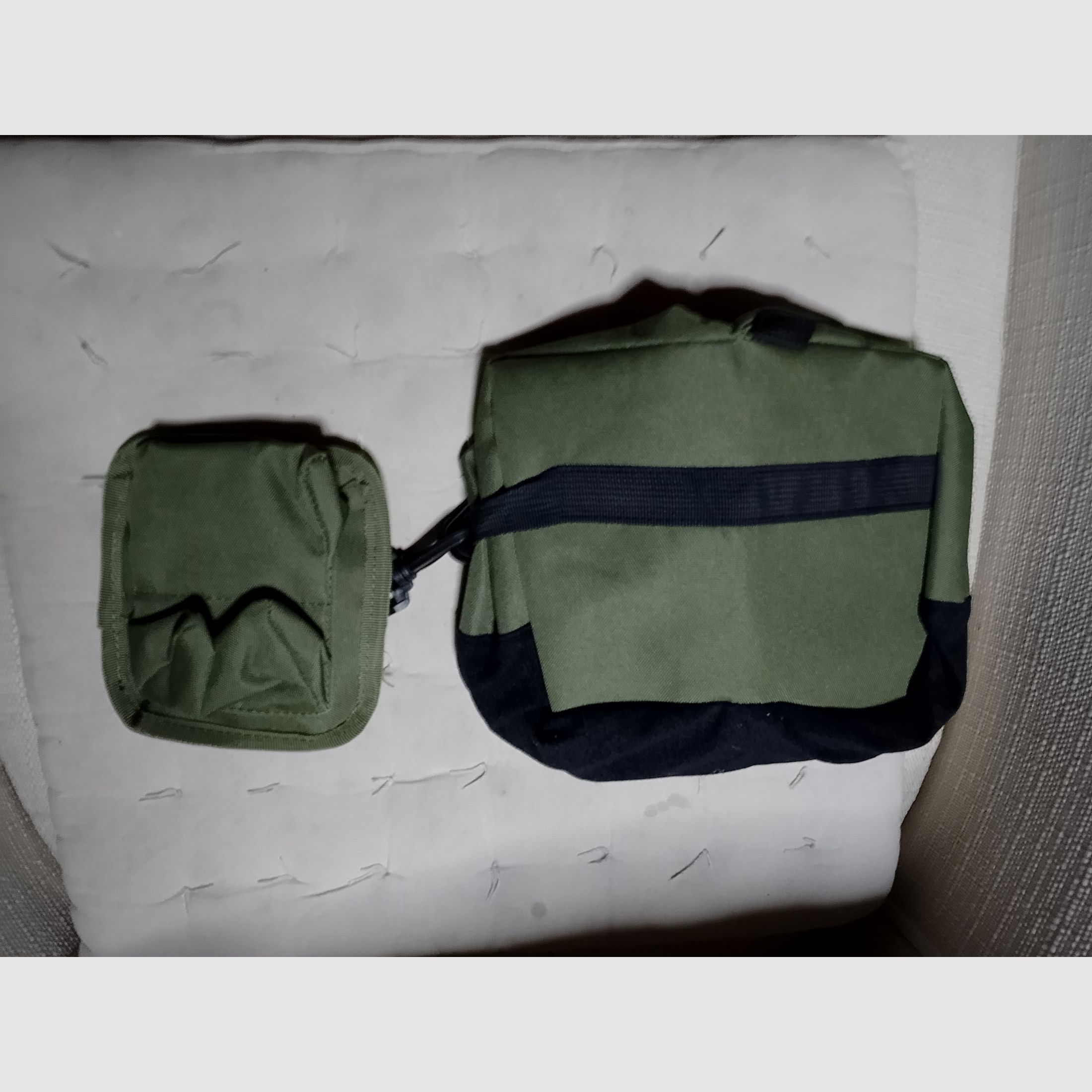 Saco de arena para armas Rest Sniper Sack soporte rifle verde bolsa de arena set de 2 piezas nuevo sin usar