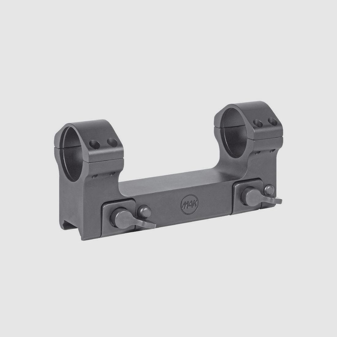 MAKuick / 1-tlg. Monoblock für Picatinny 34 mm | 23 mm | Ohne Vorneigung | mit Schnittstellen