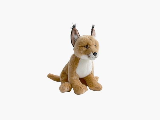 LivingActive Karakal Plüschtier 27 cm – Exotisches Wildkatzen-Kuscheltier