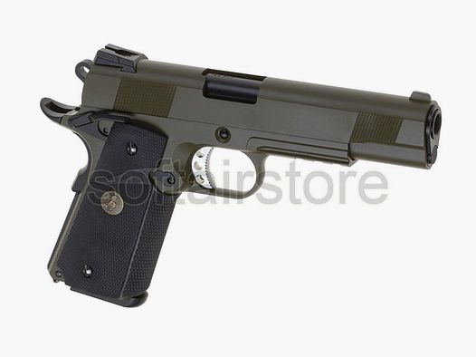 M1911 MEU Tactical Full Metal, GBB OD -F-