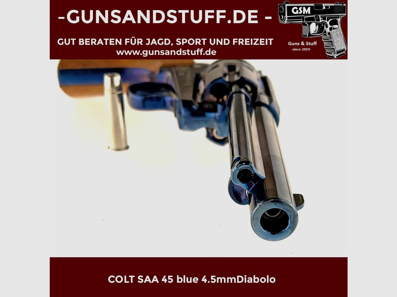 COLT SAA 45 blauw 4.5mm Diabolo