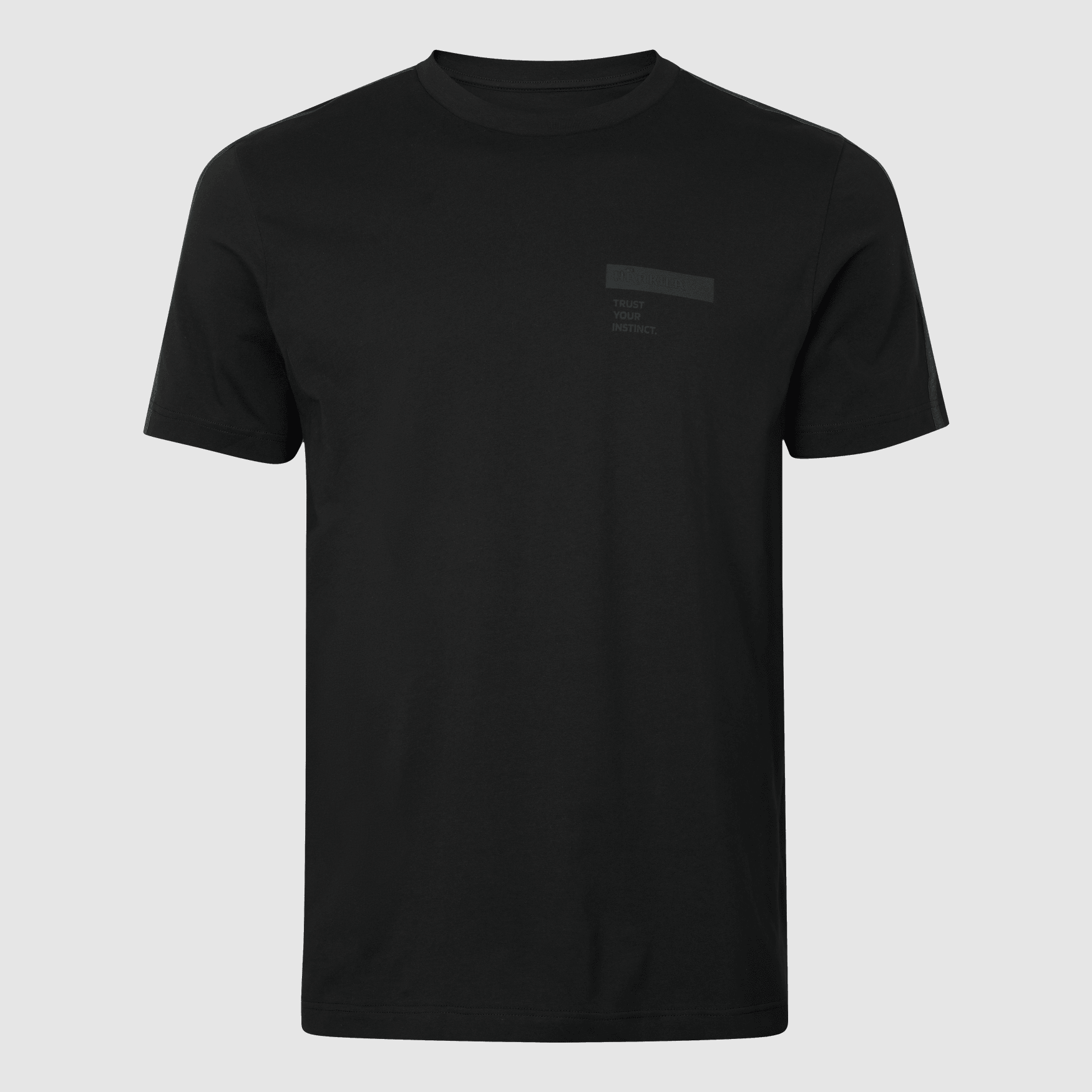 Härkila Logo Brand T-shirt Men Anthracite/Sea Blue XL