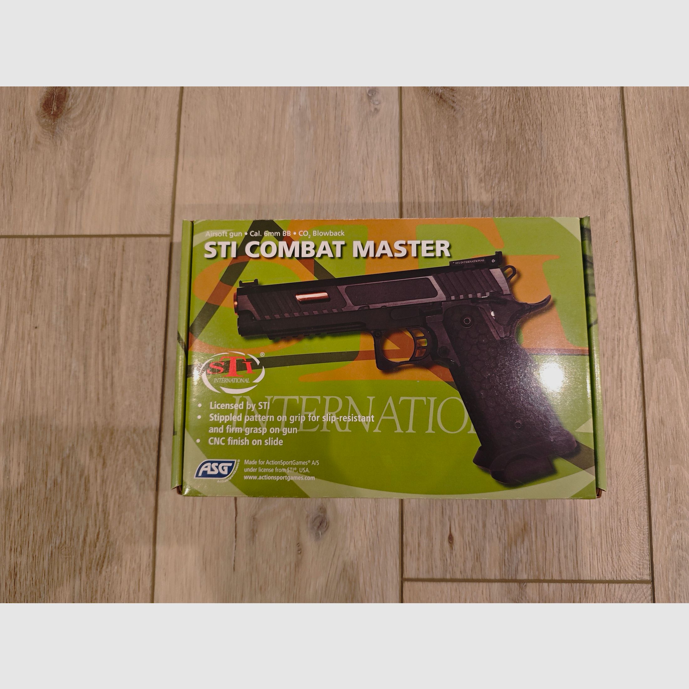 ASG / STI International Combat Master 2011 JW3 Airsoftpistool Volledig metaal CO2
