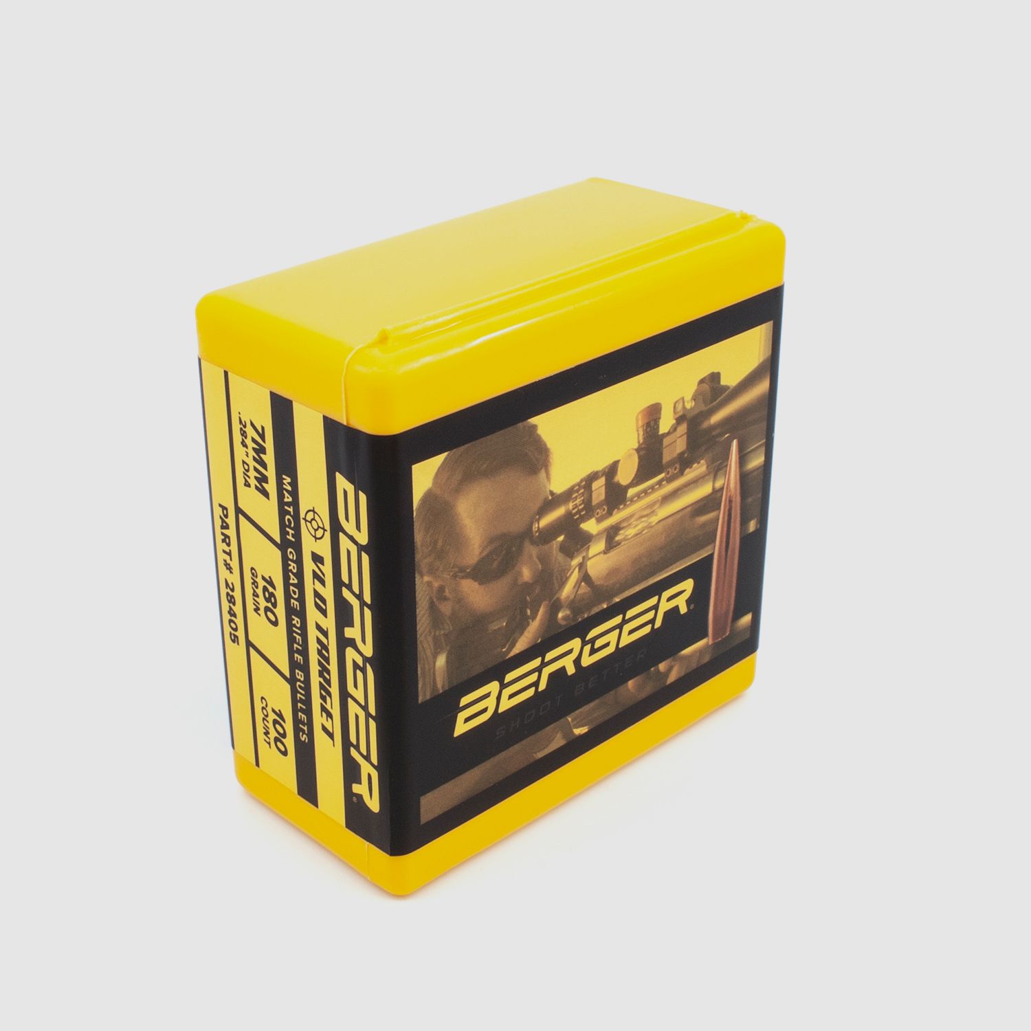 Proiettile Berger 7mm/.284 VLD Target 180GR 100 Pezzi