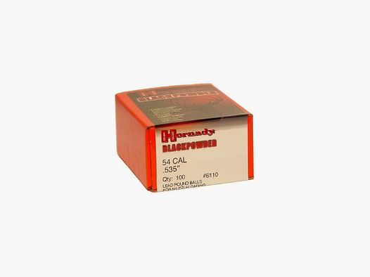 BOITE DE 100 OGIVES HORNADY 54 CAL.535 LEAD BALLS