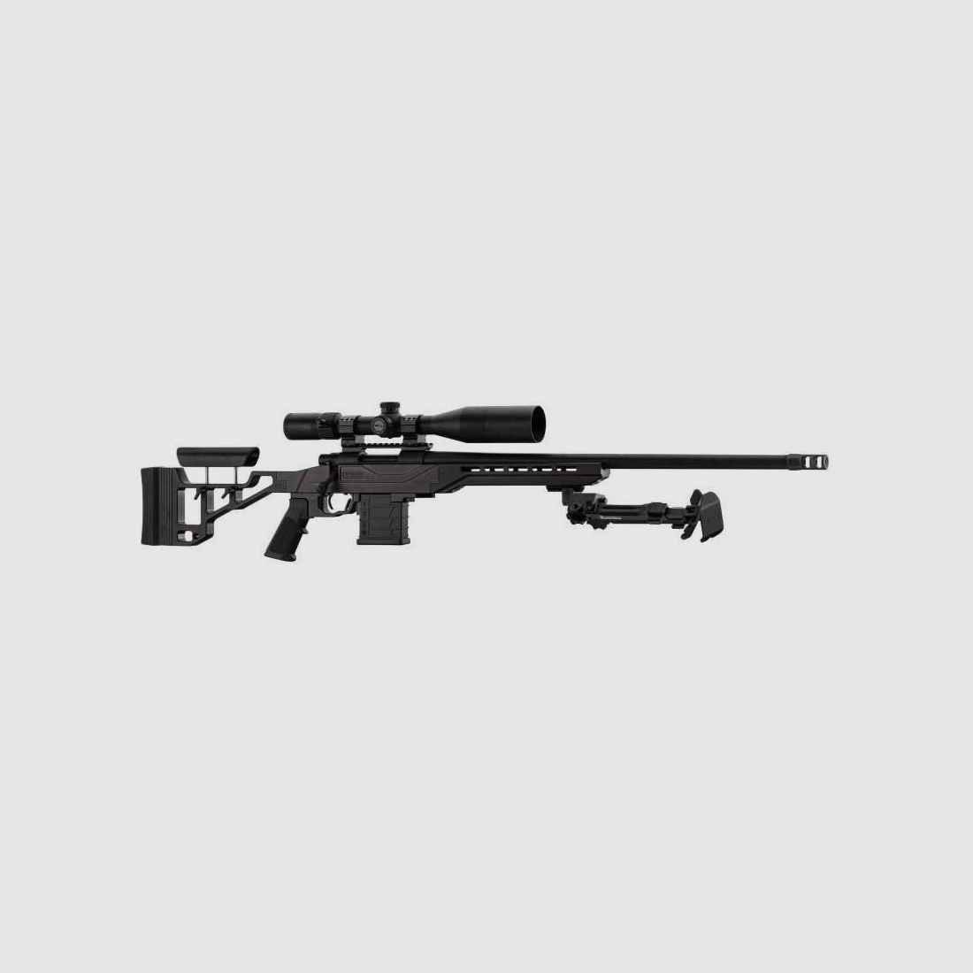 Pack HOWA 1500 Chassis TSP-X 6.5 Creedmoor + schweres Zweibein + Zielfernrohr + Waffenkoffer - Microdot, Bild 1 von 9