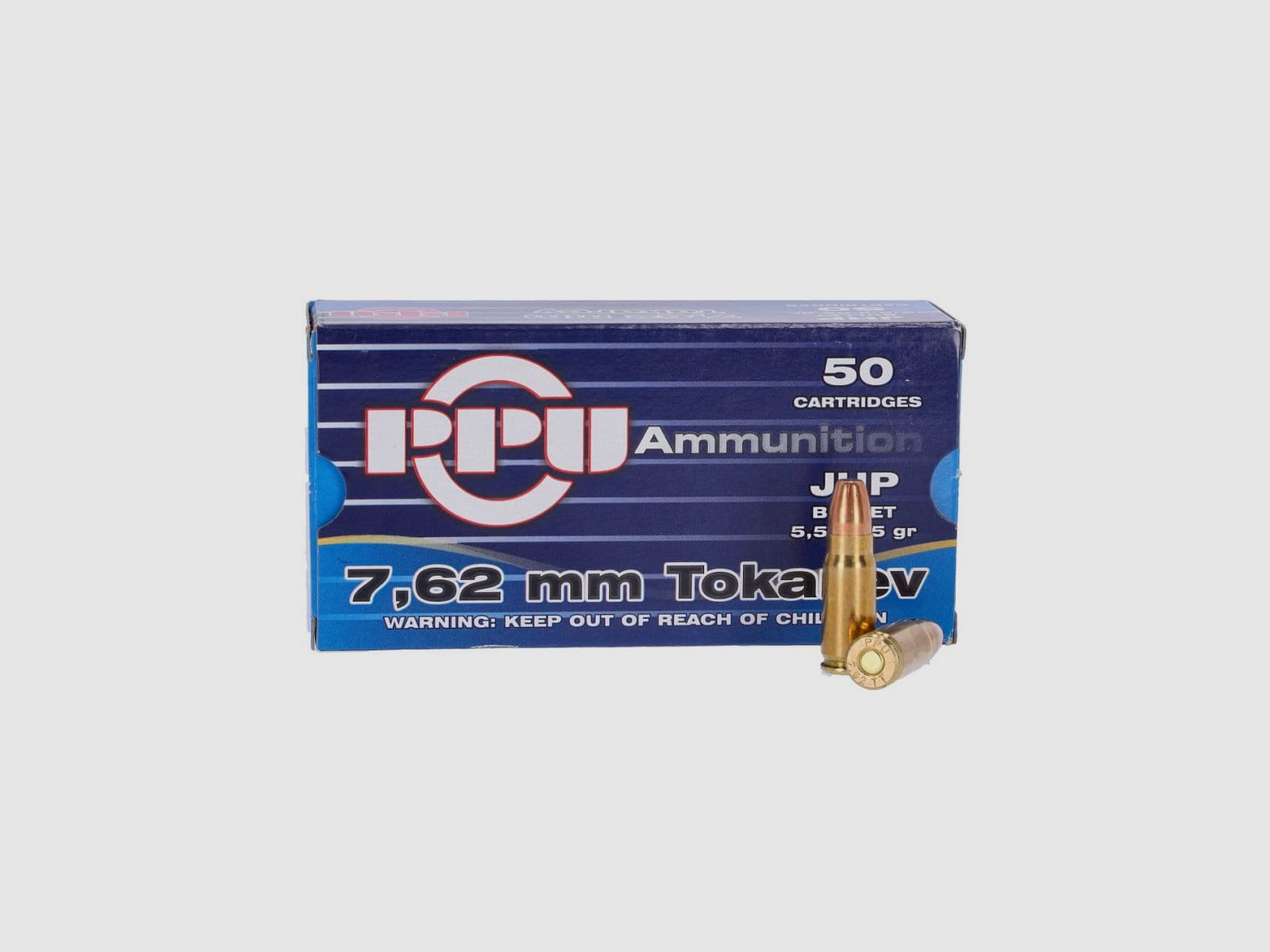 PRVI/PPU 7,62 Tokarev Hollow Point 85 gr. - 50 Stk.