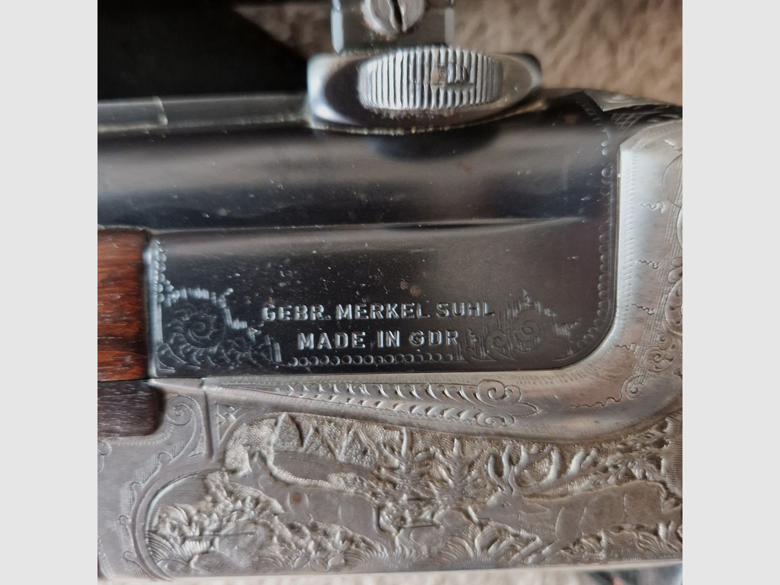 Kipplaufbockbücksflinte Merkel Suhl 8x57 IRS/ 12x70