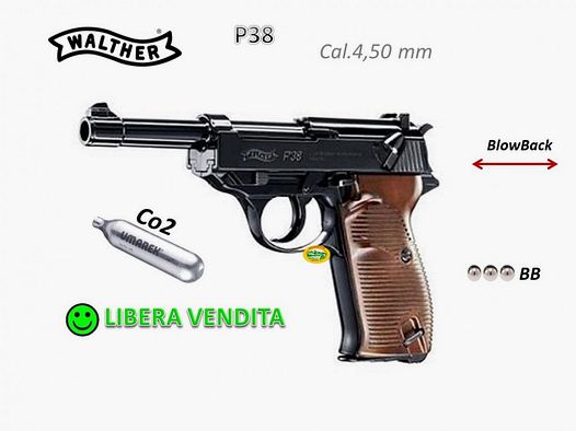 UMAREX WALTHER P38 CO2 cal.4,5mm