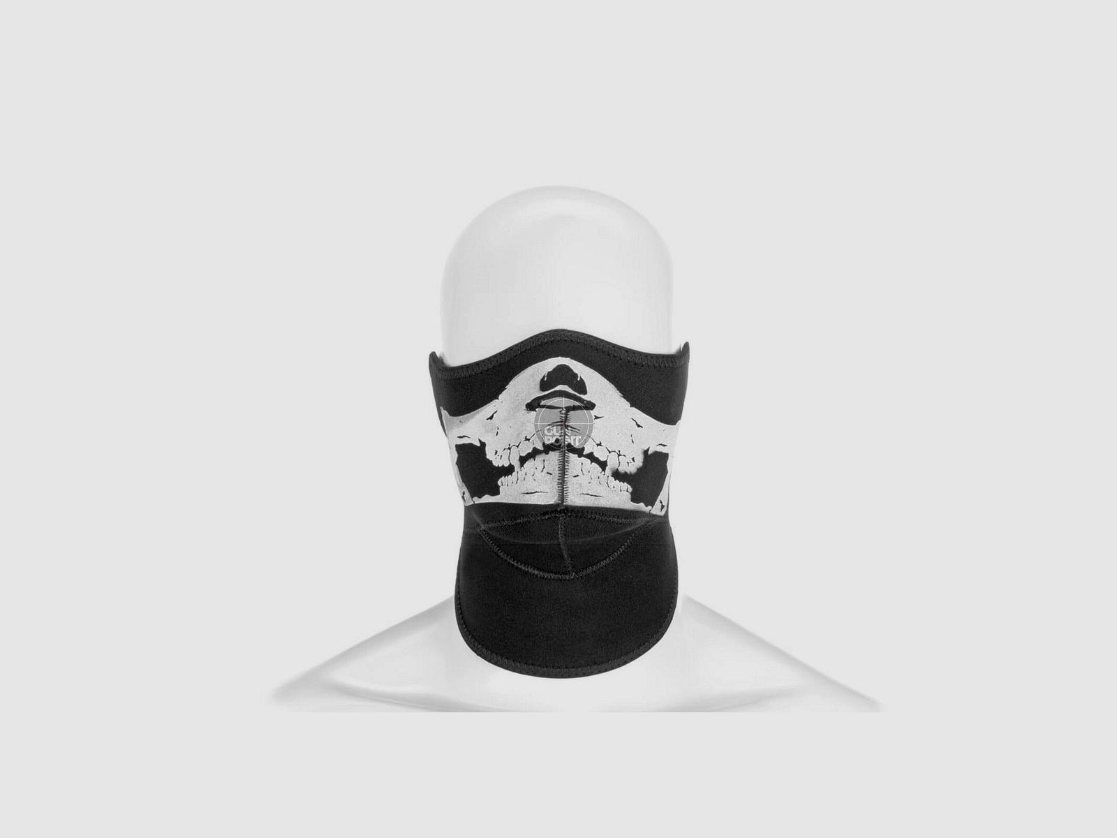 Invader Gear Death Head Neoprene Face Protector-Schwarz