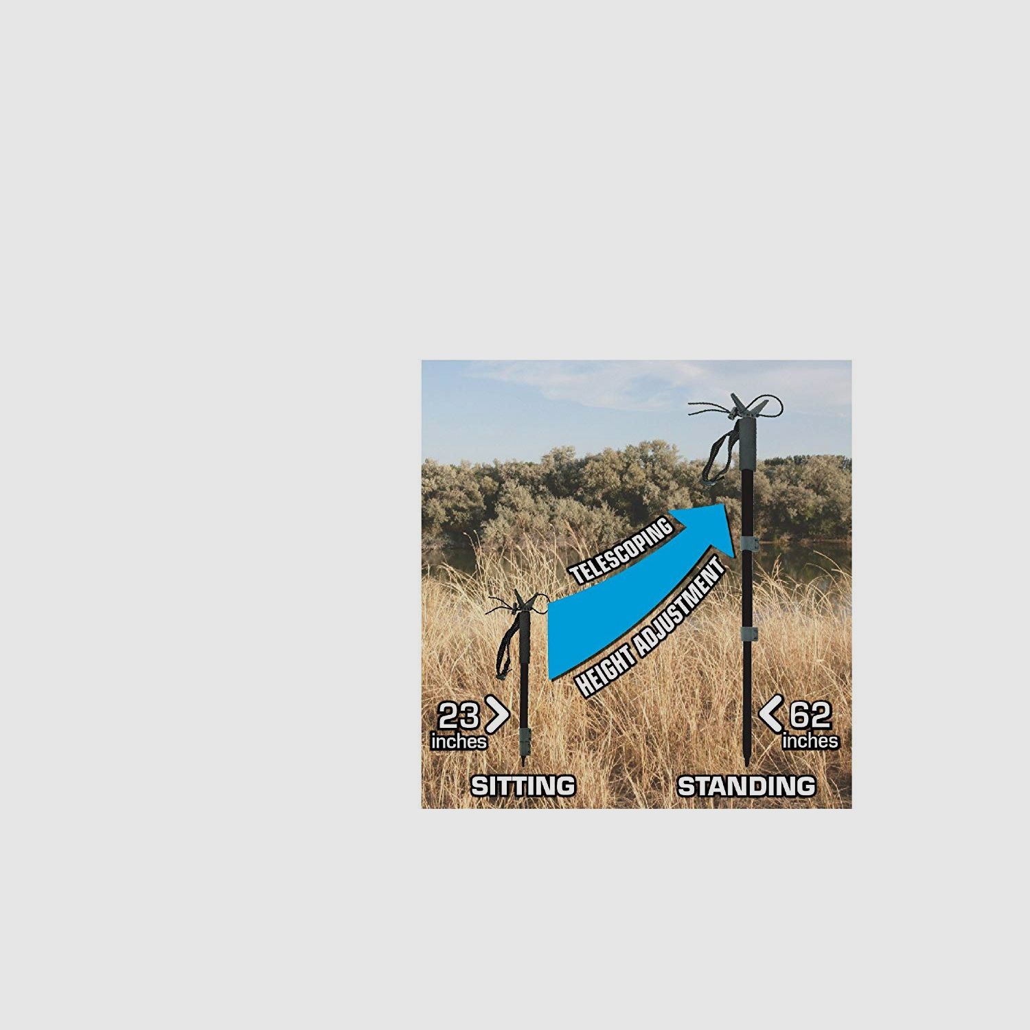 Bâton de tir | Monopode 58-157cm, image 3 sur 4