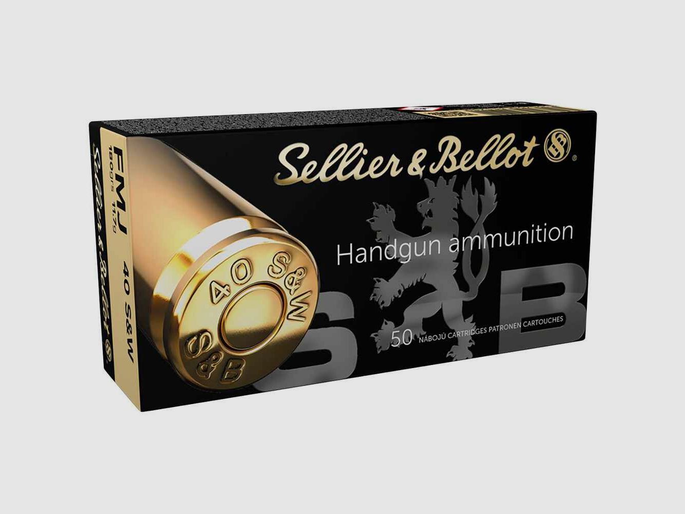 .40 S&W Vollmantel 11,66g/180grs. Sellier & Bellot