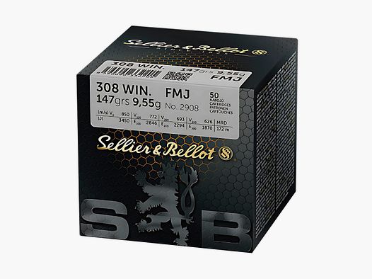 .308 Win Sellier & Bellot FMJ 147gr/9,55g (V331592)