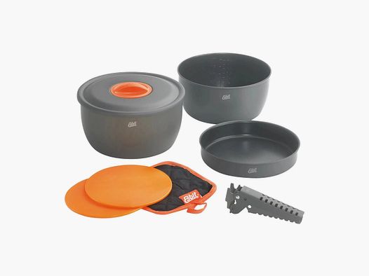 Pentole Esbit rivestite in antiaderente alluminio anodizzato duro