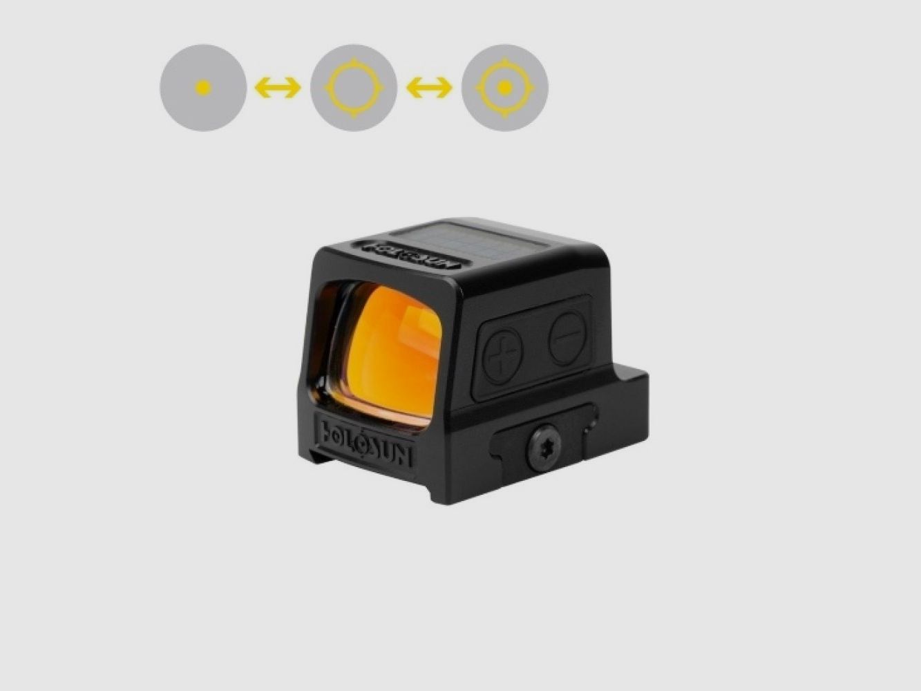 Holosun HE509T-GD-X2 Gold Circle Dot Titan Reflexvisier Closed