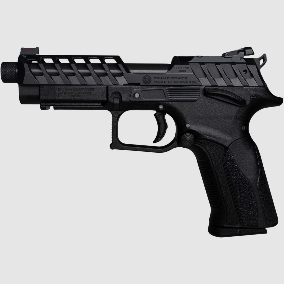 Pistola Grand Power K22 X-Trim MK23 OR .22 LR, negra, imagen 2 de 6