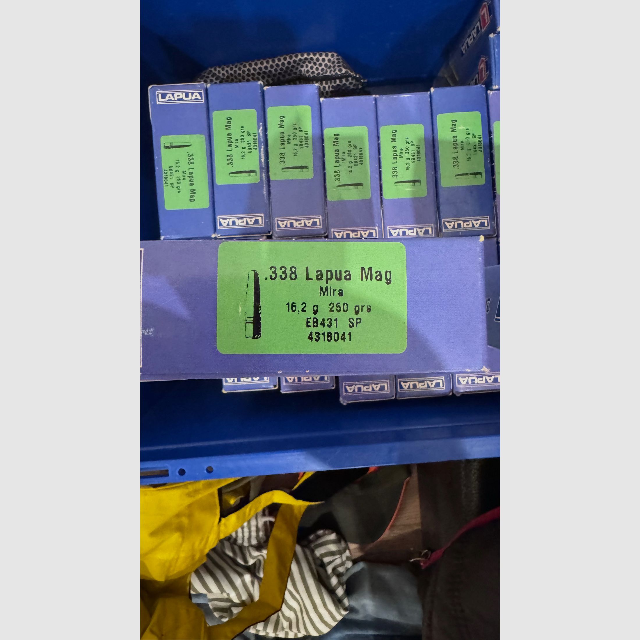 46 pack á 20 Stk. Lapua 338 Lapua Magnum Patronen Teilmantel Geschoss 