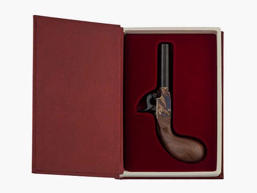 Pistolet Derringer Liegi en coffret livre