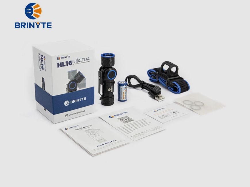 Brinyte HL16 Noctua Latarka Czołowa Białe Światło