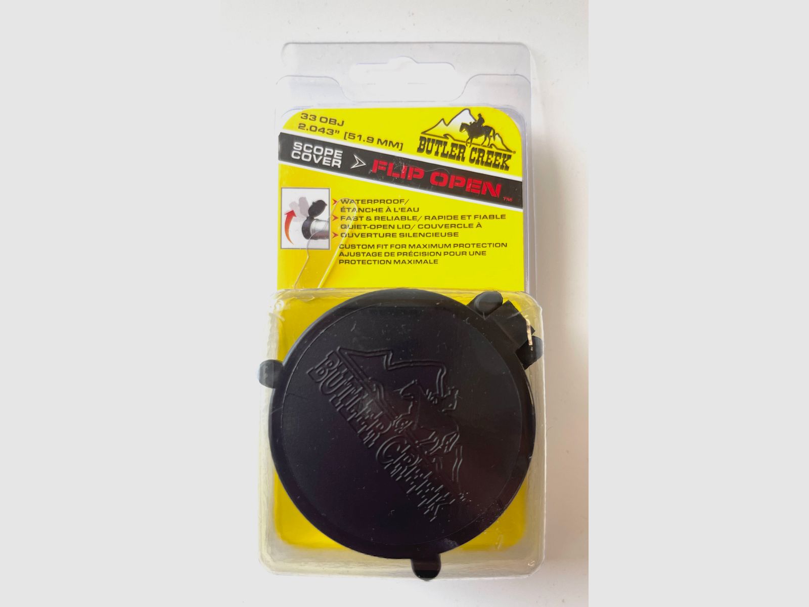 Butler Creek 30330 Flip Open Objectives Objektivdeckel 33 OBJ 51,9mm