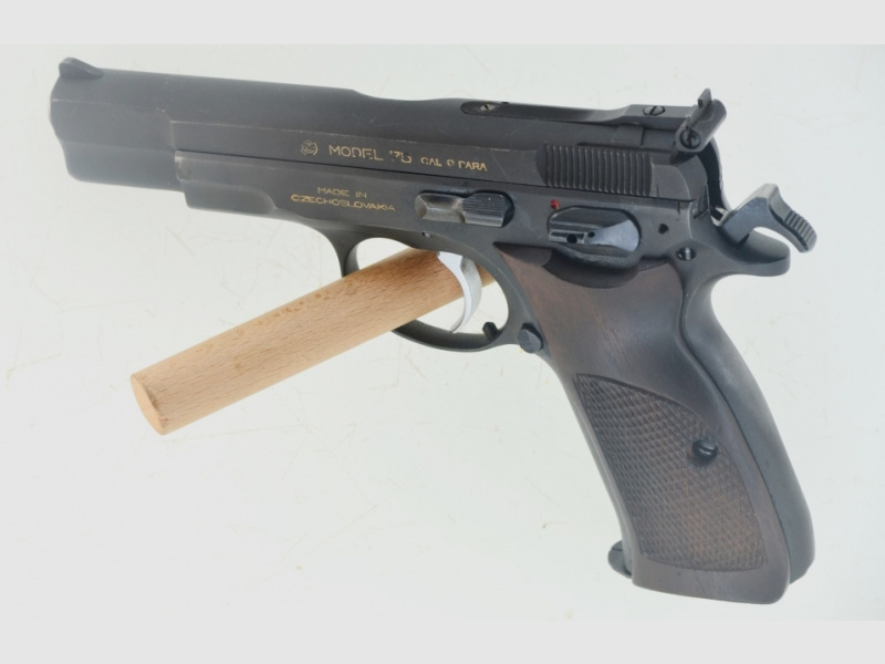 Pistole Sportpistole Matchwaffe Ceska CZ 75 Kal. 9 mm Luger, Uhersky Brod 1985, sehr schön!!!