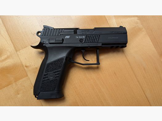 Airsoft Softair ASG CZ 75 P-07 Duty m. Metallschlitten CO2 Blowback 6mm BB 