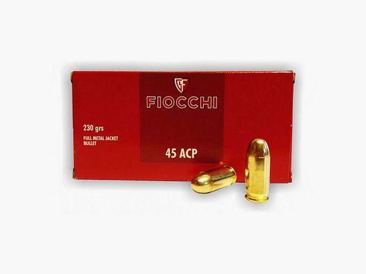 CARTUCCE CAL.45 ACP 230 RN FMJ CONF.50 PZ