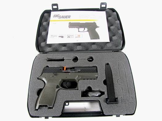 Schreckschuss - Gas Signal Pistole - Sig Sauer P320 - 9 mm P.A.K. Khaki
