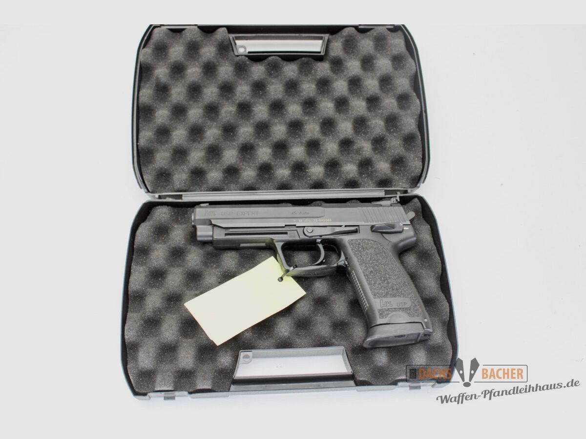Pistola H&K HK USP EXPERT calibre .45 ACP maletín