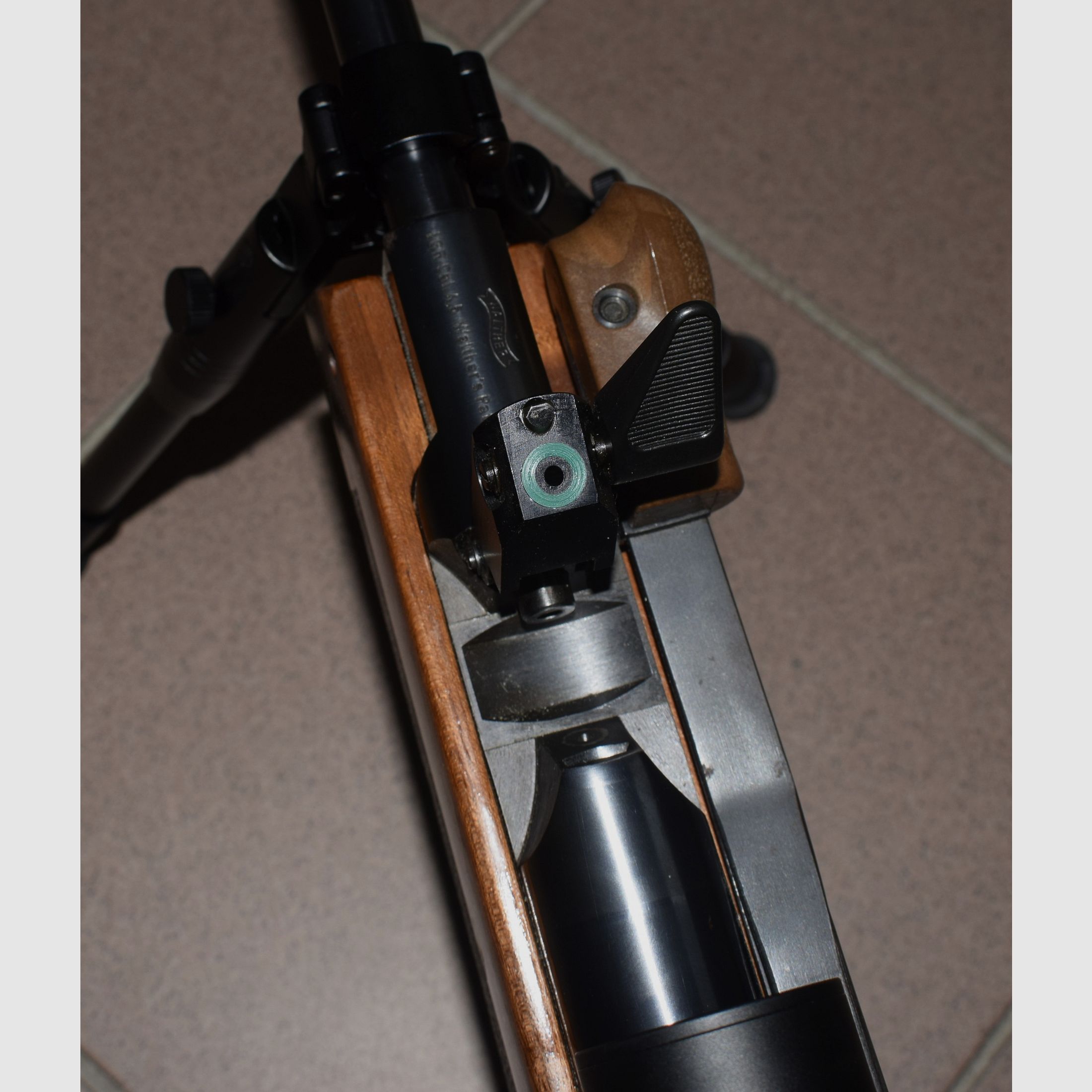 Air rifle Walther LGR sniper conversion completely revised