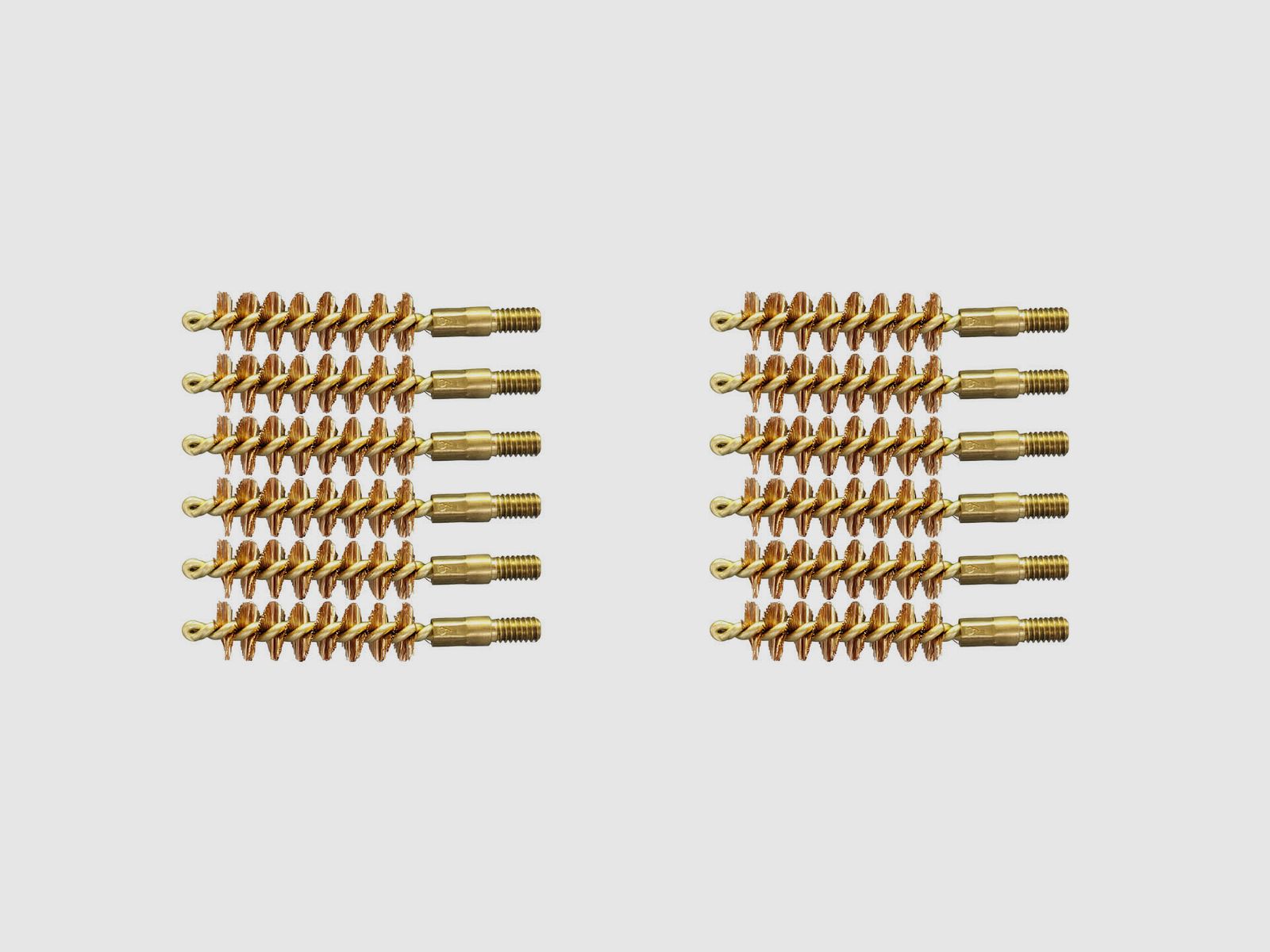 12 spazzole di pulizia in bronzo .38/357 pistola