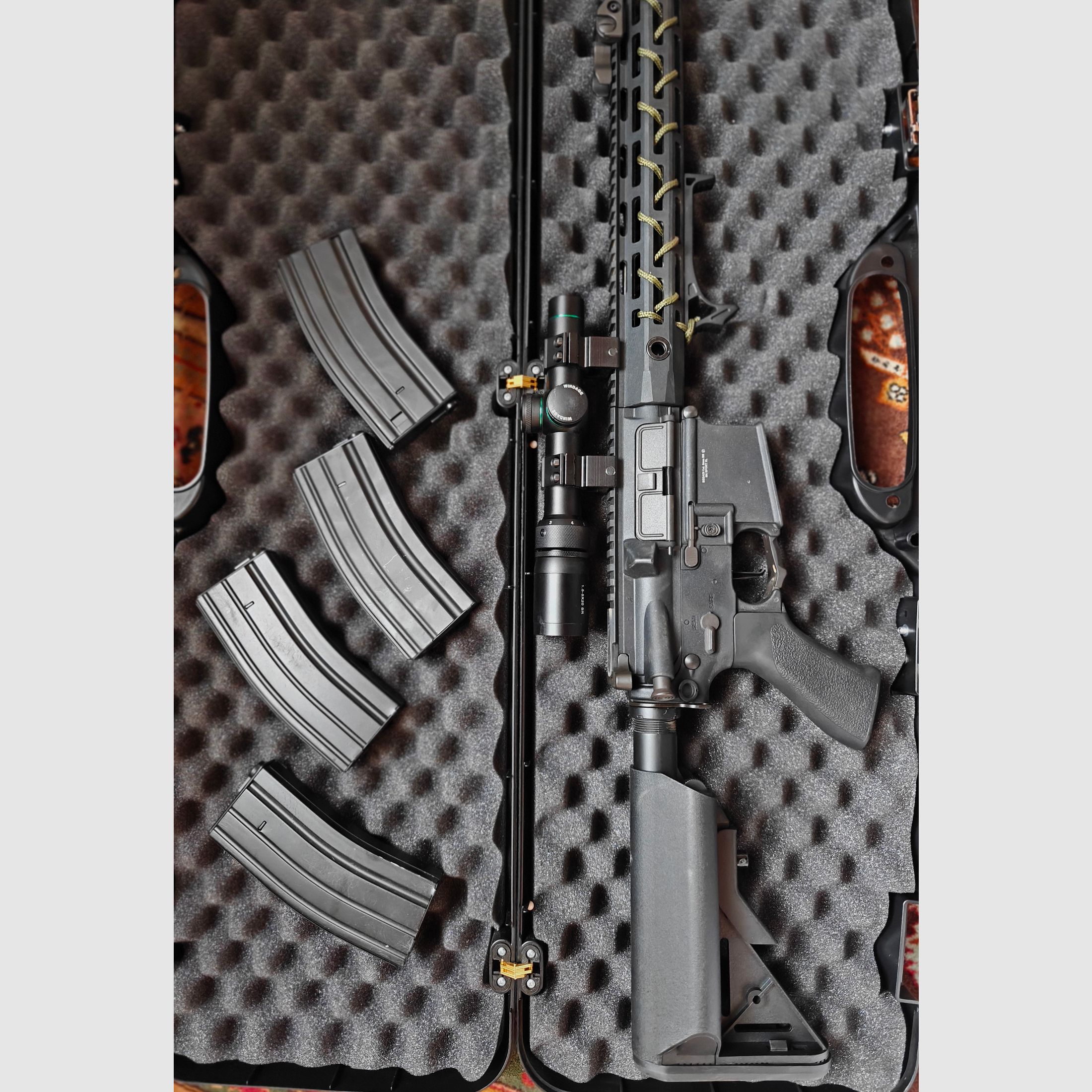 Begadi Sport M4 "Nylon Series" -GEN.5- Upgrade S-AEG mit PRO HopUp, Begadi CORE EFCS / Mosfet & FSWS 