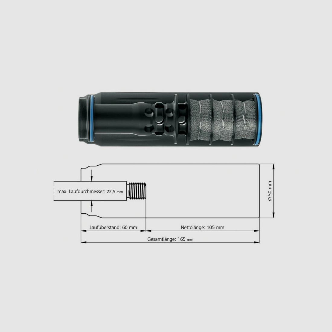 Bergara SET: B13 TD u. Bushnell 1-4x24/Weaver-Montage