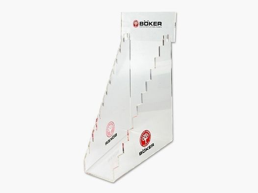 Supporto per coltelli Böker ACRYLIC DISPLAY per 11 coltelli
