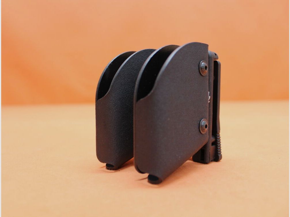 Höppner & Schumann Höppner&Schumann double magazine holder Speedmag 5 AP ML Multilock (J-7003) Kydex black single stack