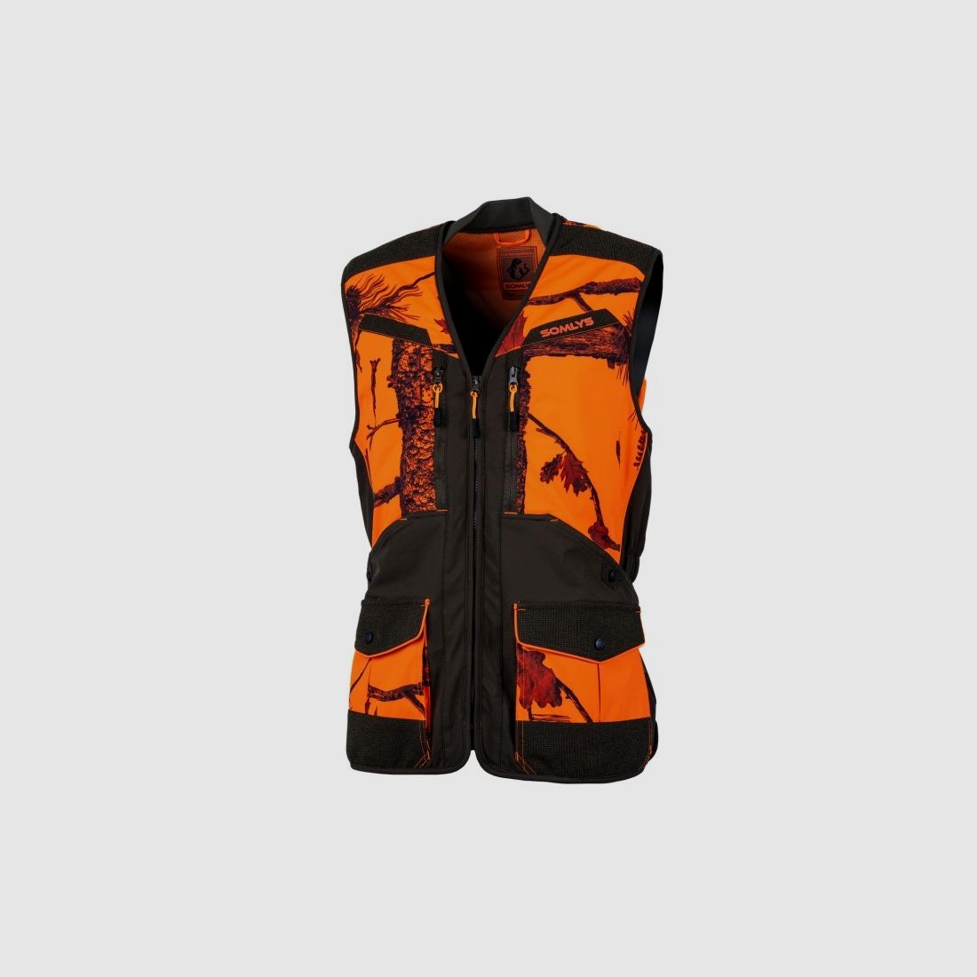 Gilet Newtek Camo Arancione Somlys, immagine 1 di 2