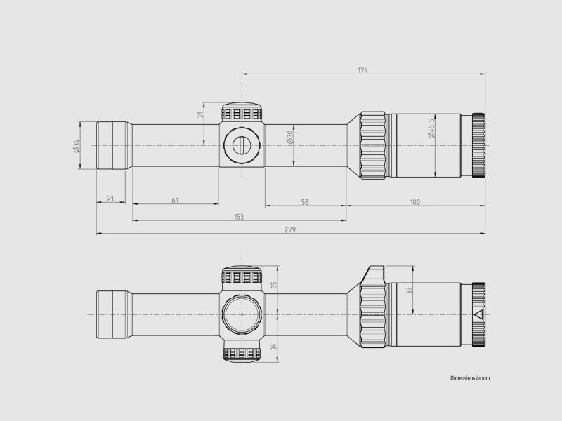 Kahles K16i 1-6x24 telescopio de mira